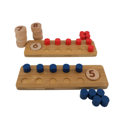 Wooden Number Counting Math Puzzle