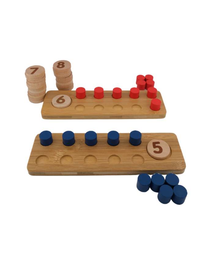 Wooden Number Counting Math Puzzle