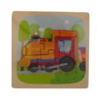 Wooden Puzzle - Train