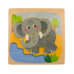Wooden Puzzle - Elephant