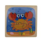 Wooden Puzzle - Crab