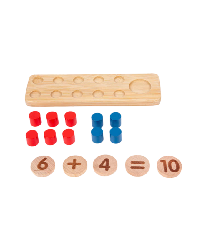 Wooden Number Counting Math Puzzle
