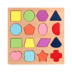 Shapes and Colors Wooden Jigsaw Puzzle