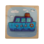 Wooden Puzzle - Boat