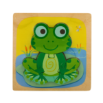 Wooden Puzzle - Frog