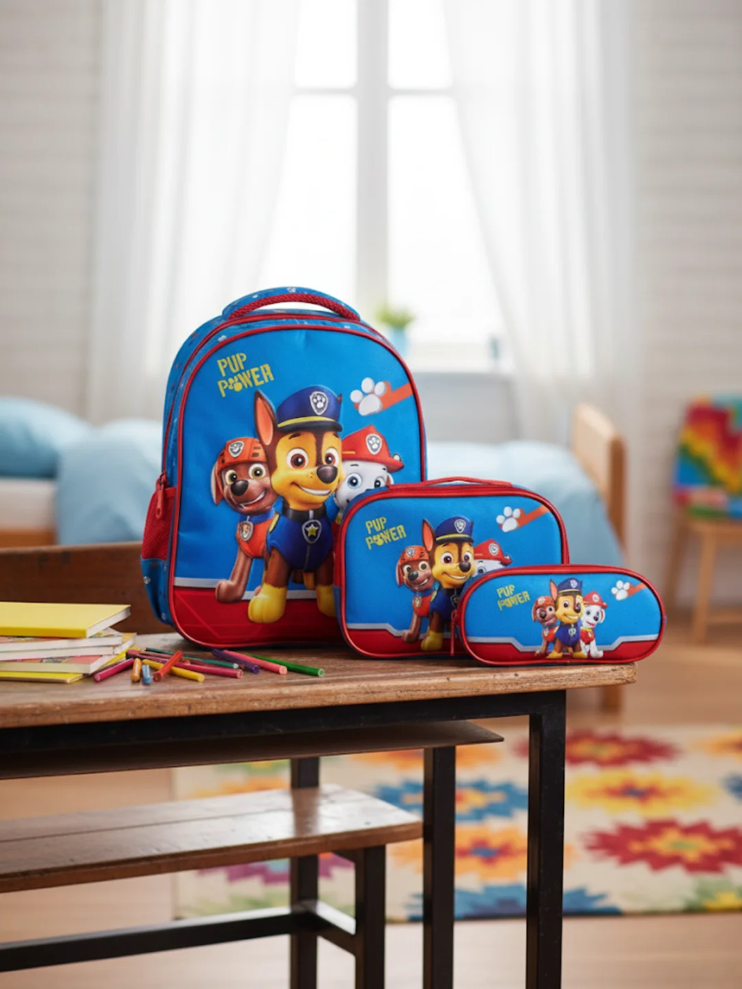 4 Paw Patrol 18 Inch School Backpack Set - Image 1