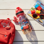Cars Plastic Water Bottle 350 ml - Red