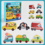 Puzzles Cards Animal Shape - Traffic