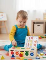 Montessori Wooden Shape Matching Classification Box