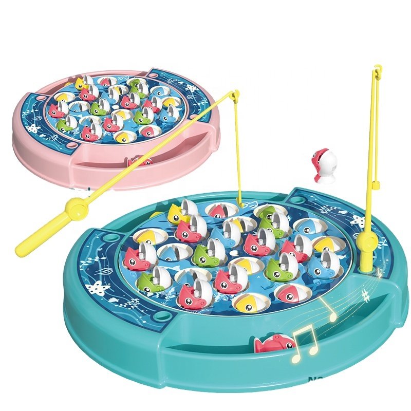Ocean Spin Fishing Game Table for Parent and Child Play Fishing game - Image 1