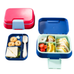 Bento Lunch Box with Spoon and Fork