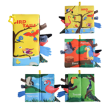 Baby Cloth Book Soft Cartoon Animal Learning - Bird