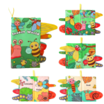 Baby Cloth Book Soft Cartoon Animal Learning - Insects