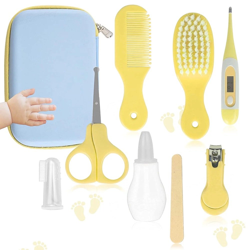 666668 7 Piece Baby Healthcare and Grooming Kit for Newborns - Image 1