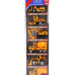 Diecast Alloy Toy Car Set One to Sixty Four Scale - Construction