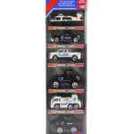 Diecast Alloy Toy Car Set One to Sixty Four Scale - Police
