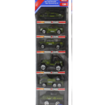 Diecast Alloy Toy Car Set One to Sixty Four Scale - Army