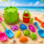 Kids Beach Sand Toy Set with Bucket - 13 pcs