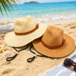 Lightweight Summer Straw Hat for Beach and Outdoor Wear