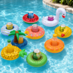 Inflatable Floating Cup Holders for Pool
