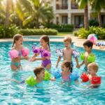 Inflatable Swimming 3D Arm Bands for Kids