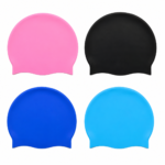 Waterproof Silicone Swimming Cap for Kids and Adults - Image 2