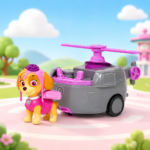 PAW Patrol Character and Rescue Vehicle Toy Set - Skye