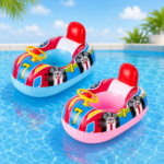 Inflatable Baby Car Swim Seat with Steering Wheel