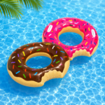 Inflatable Swim Ring 80 cm - Donuts
