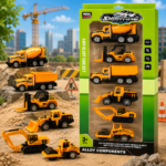Diecast Alloy Toy Car Set 1:64 - Construction
