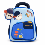 Kids Cute Bear Backpack with Detachable Mini Pouch - 13"- Blue - Image 2