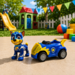 PAW Patrol Mighty Pups Rescue Vehicle Toy Set - Chase