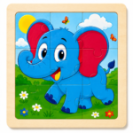 Themed Mini Puzzle - Elephant