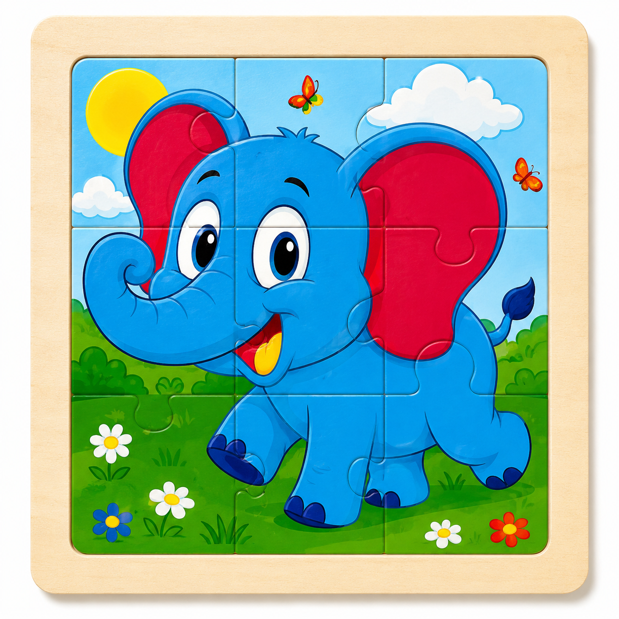 ChatGPT Image Aug 1, 2026, 01_12_56 PM Themed Mini Puzzle - Elephant - Image 1