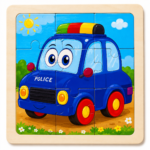 Themed Mini Puzzle - Police Car