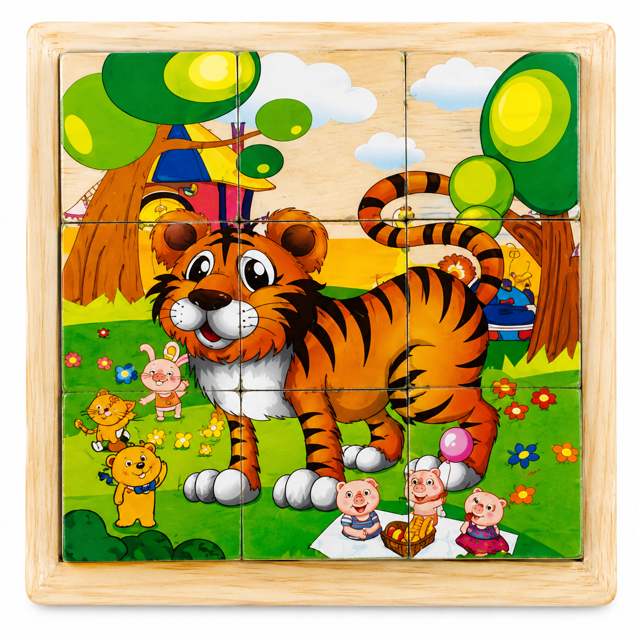 ChatGPT Image Aug 1, 2026, 04_44_27 PM 3D Wooden Puzzle - Jungle Animals - Image 1