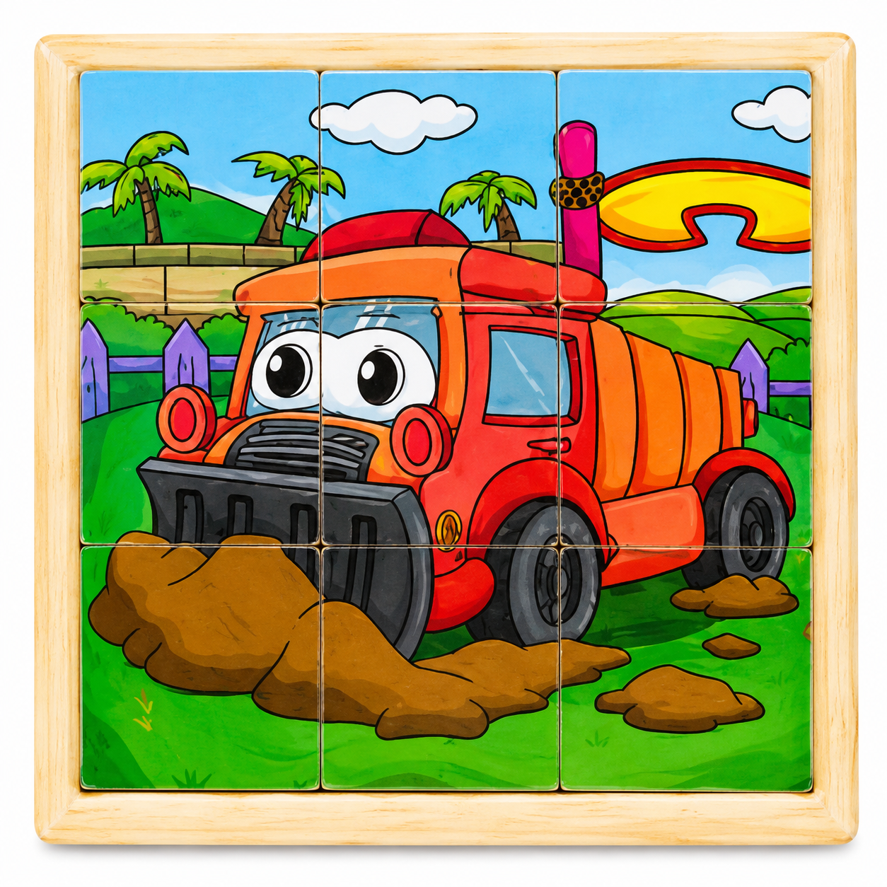 ChatGPT Image Aug 1, 2026, 04_59_09 PM 3D Wooden Puzzle - Trucks - Image 1