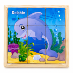 3D Wooden Puzzle - Sea Animals
