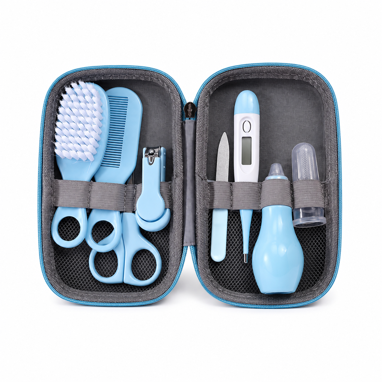 ChatGPT Image Aug 3, 2026, 01_01_59 PM 7 Piece Baby Healthcare and Grooming Kit for Newborns - Blue - Image 1