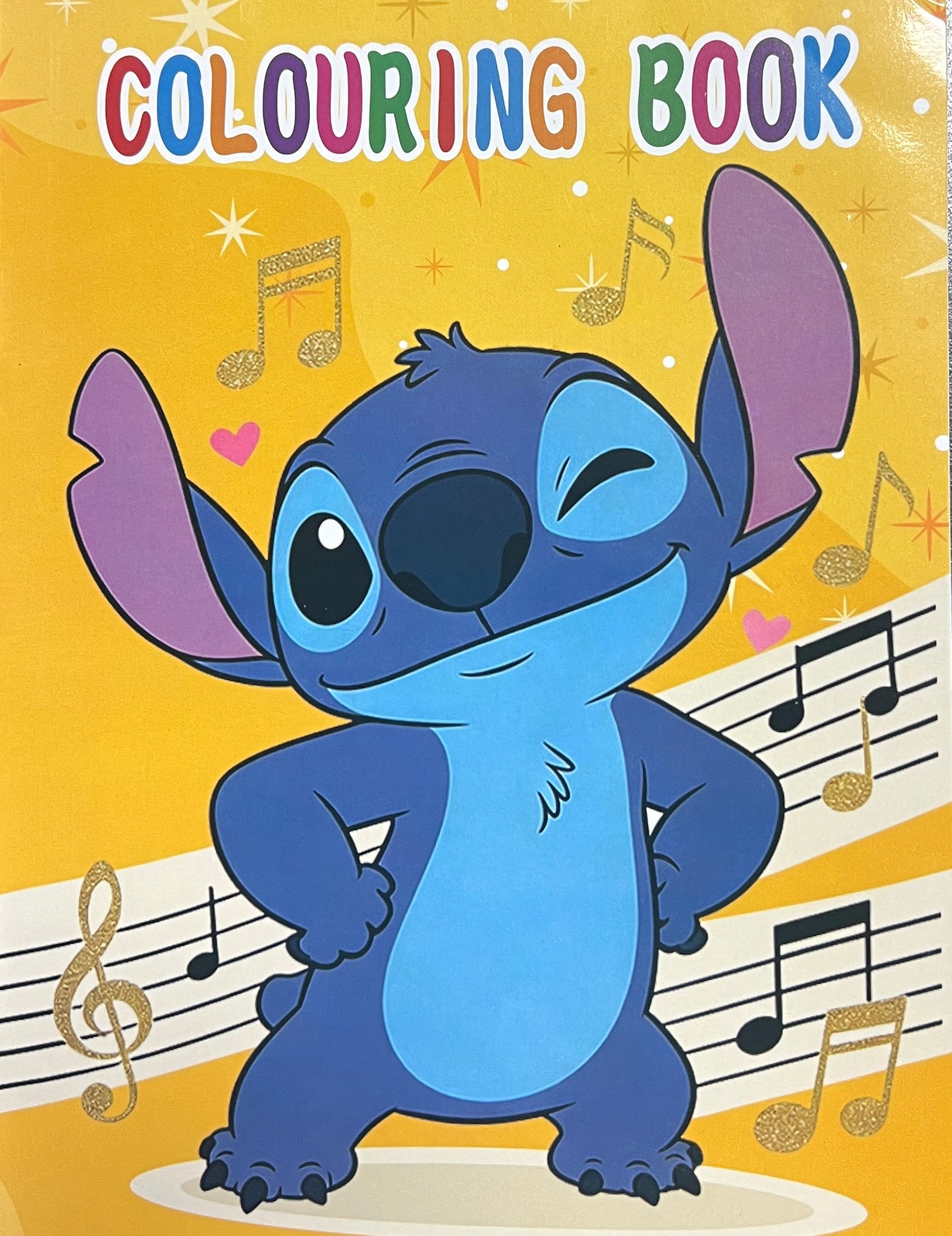IMG_7675 Stitch Coloring Book with Stickers - Image 1