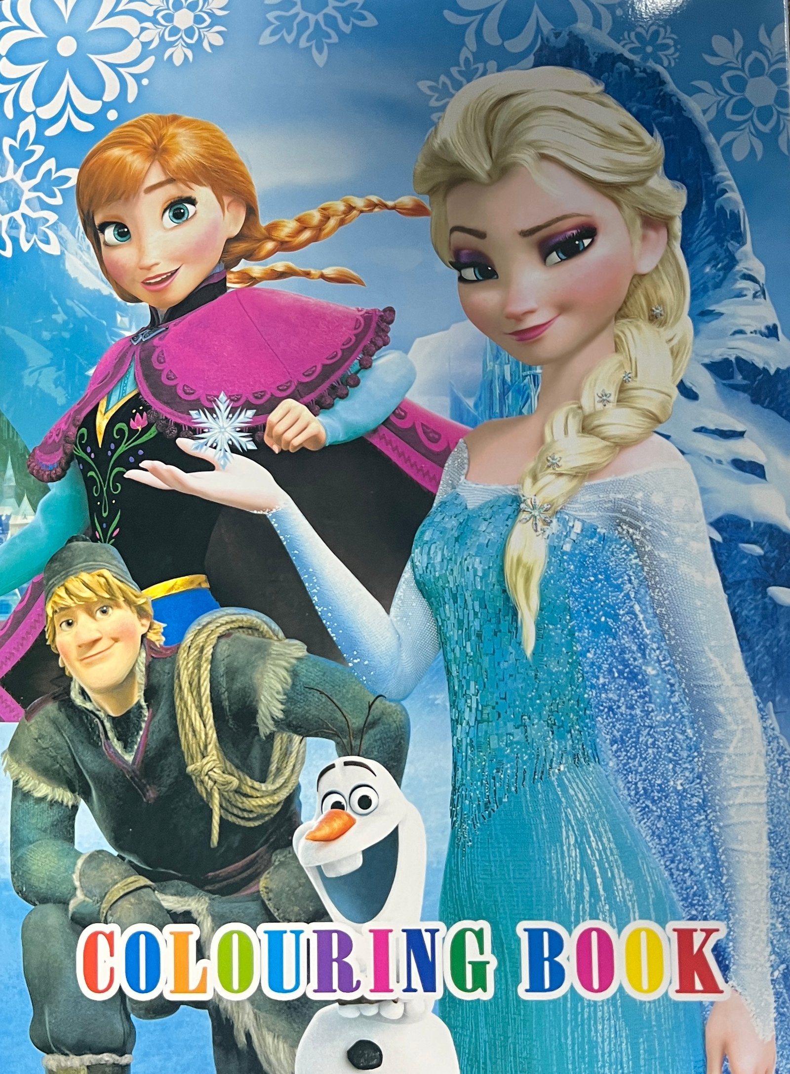 IMG_7676 Frozen Coloring Book with Stickers - Image 1