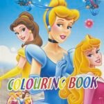 Princess Coloring Book with Stickers