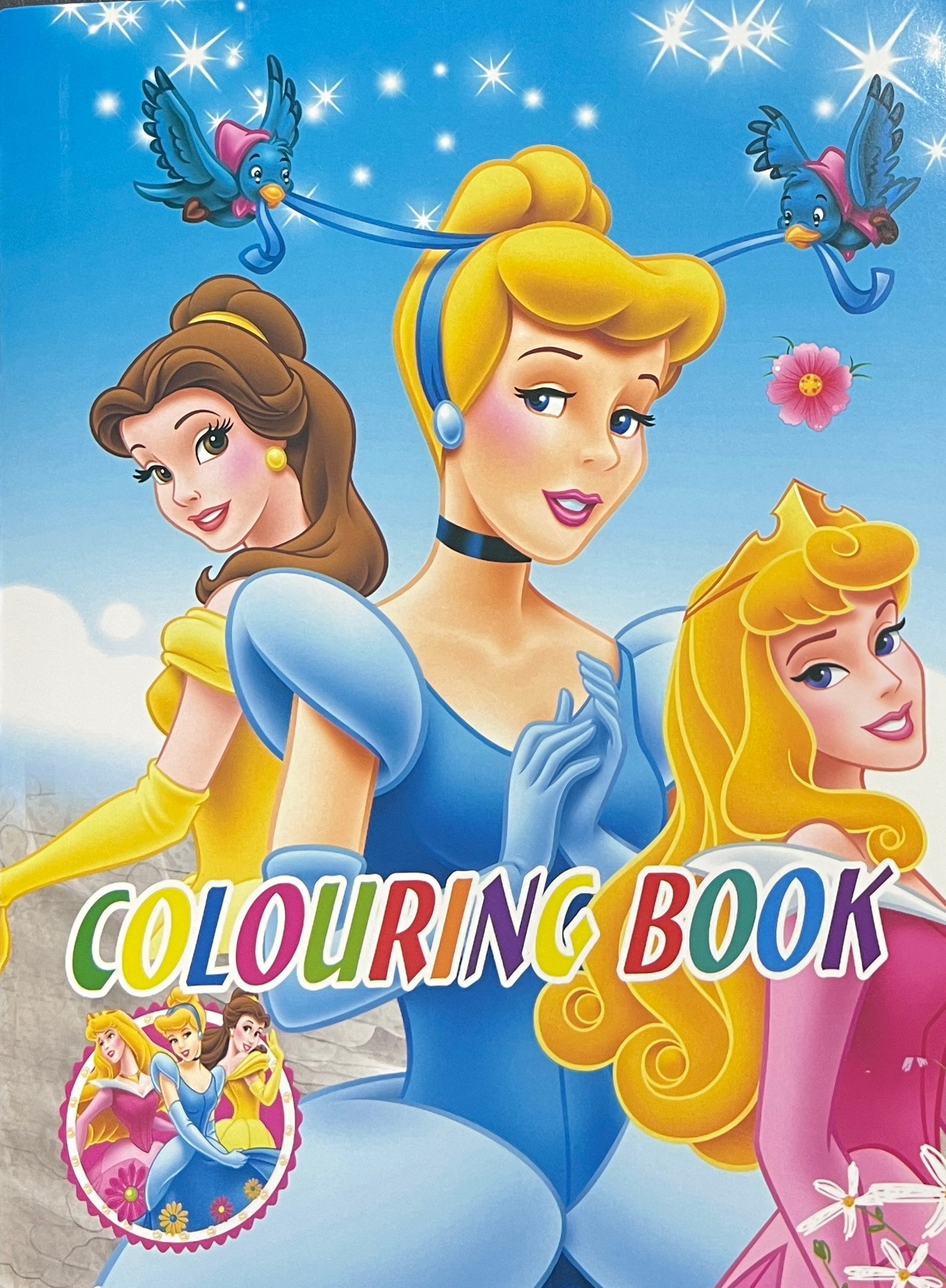 IMG_7677 Princess Coloring Book with Stickers - Image 1