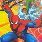Spider  Coloring Book with Stickers