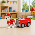 PAW Patrol Mighty Pups Rescue Vehicle Toy Set - Marshall