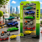 Diecast Alloy Toy Car Set 1:64 - Transportation
