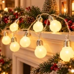 Christmas & Halloween Globe Ball String Lights – Festive Indoor & Outdoor Decoration - Image 2