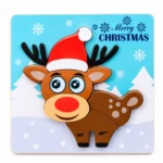 Christmas Wooden Toddler Puzzle Montessori Inspired Learning Toy