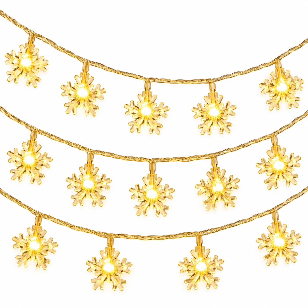 Snowflake_Christmas_Bulbs_Square Christmas Snowflake Ball Bulb String Lights Festive Winter Decoration