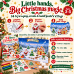 24-Day Christmas Activity and Craft Kit for Kids Ages 3 to 5